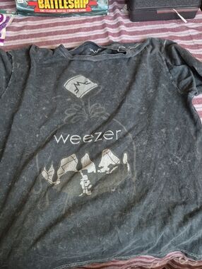 Weezer Graphic Band Tee in Black 2019